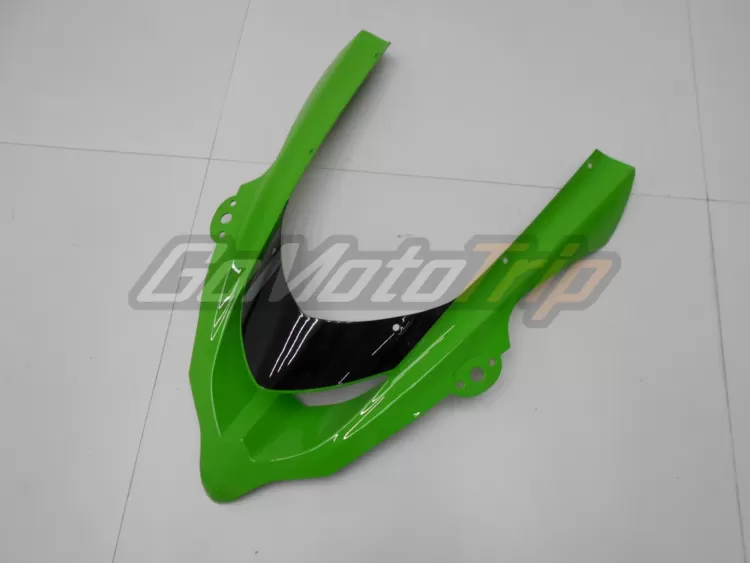 2004 2005 Kawasaki Ninja Zx 10r Black Green Fairing3 7