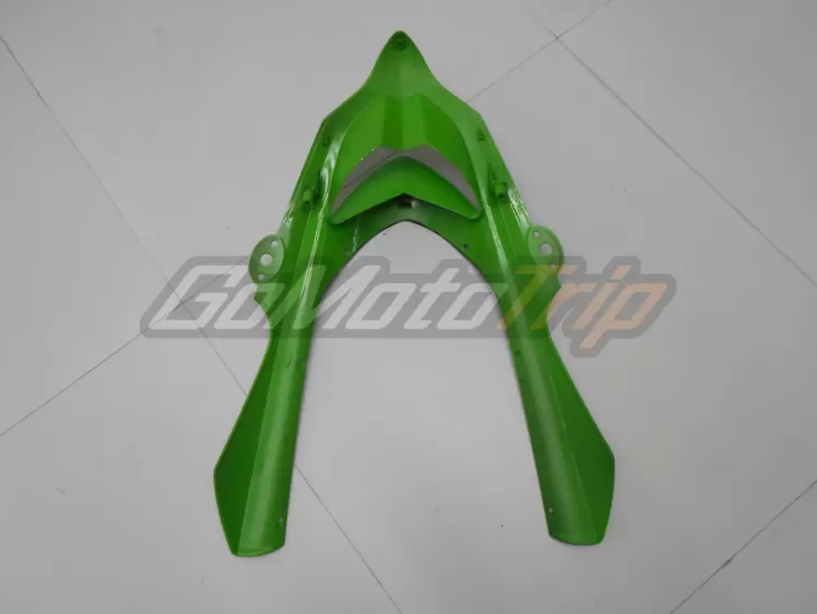 2004 2005 Kawasaki Ninja Zx 10r Black Green Fairing3 8