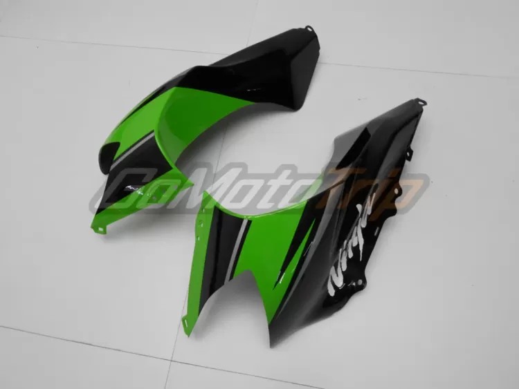 2004 2005 Kawasaki Ninja Zx 10r Black Green Fairing3 9