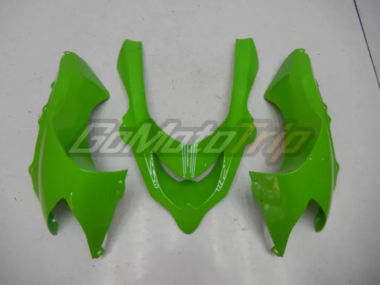 2004 2005 Kawasaki Ninja Zx 10r Green Fairing 6