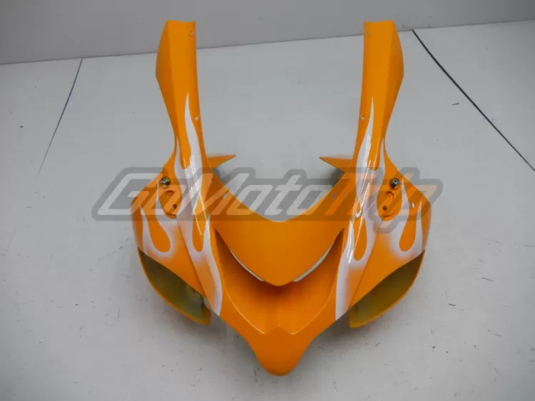 2004 2005 Kawasaki Ninja Zx 10r White Flame Fairing 5