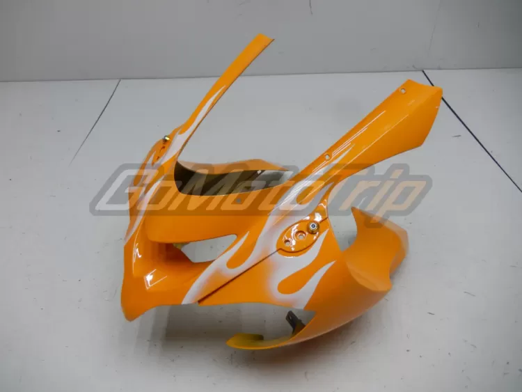 2004 2005 Kawasaki Ninja Zx 10r White Flame Fairing 6