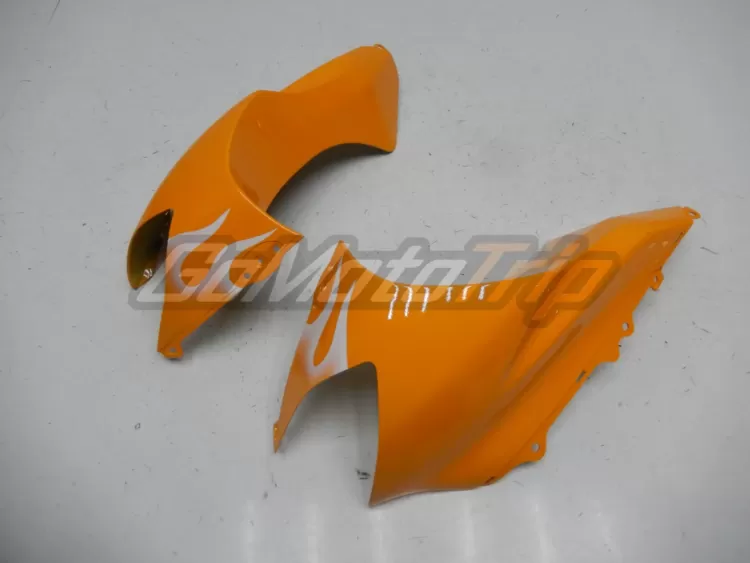 2004 2005 Kawasaki Ninja Zx 10r White Flame Fairing 8