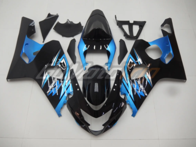 2004 2005 Suzuki K4 Black Blue Fairing 1