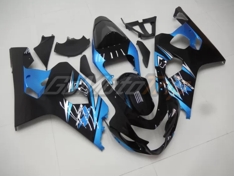 2004 2005 Suzuki K4 Black Blue Fairing 3