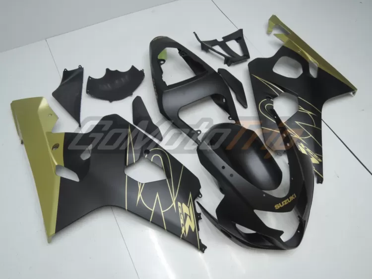 2004 2005 Suzuki K4 Black Gold Fairing 3