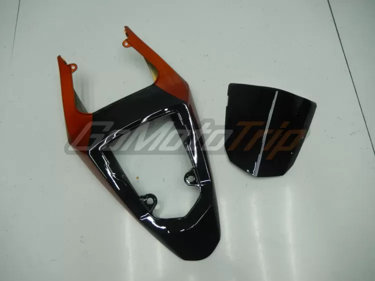 2004 2005 Suzuki K4 Black Orange Fairing 11