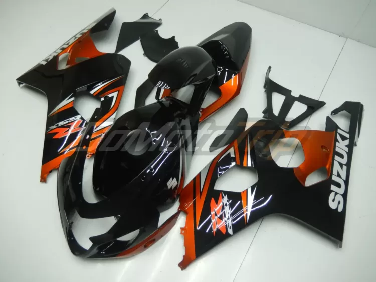 2004 2005 Suzuki K4 Black Orange Fairing 2