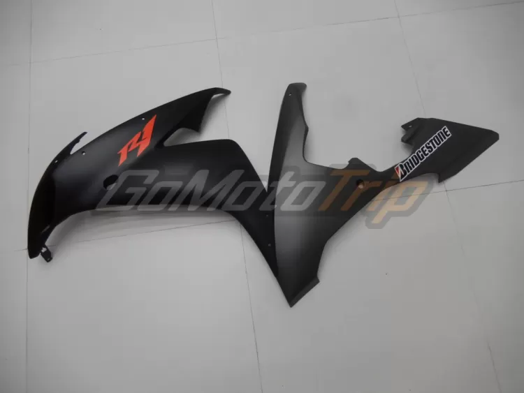 2004 2006 Yamaha Yzf R1 Black Gray Fairing 11