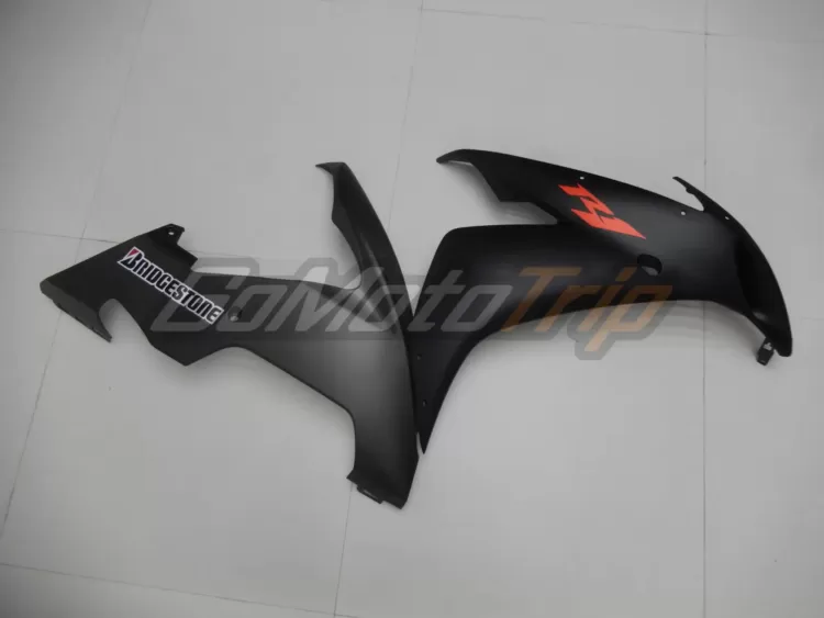 2004 2006 Yamaha Yzf R1 Black Gray Fairing 12