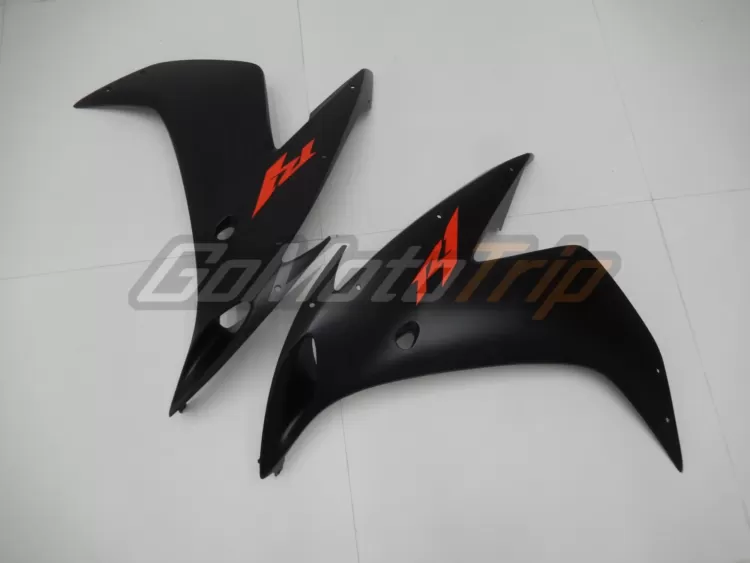 2004 2006 Yamaha Yzf R1 Black Gray Fairing 13