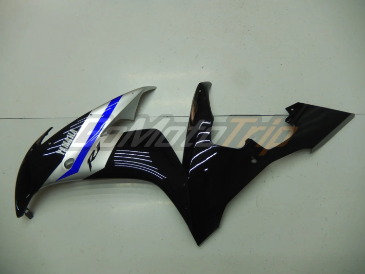 2004 2006 Yamaha Yzf R1 Black Silver Fairing 8