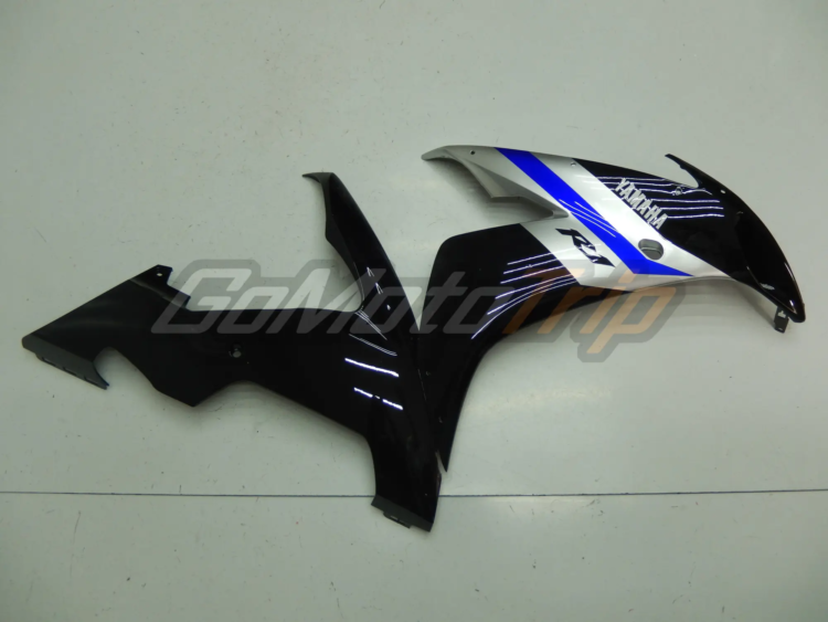 2004 2006 Yamaha Yzf R1 Black Silver Fairing 9