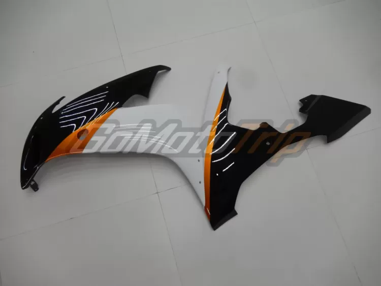 2004 2006 Yamaha Yzf R1 Black White Fairing 11