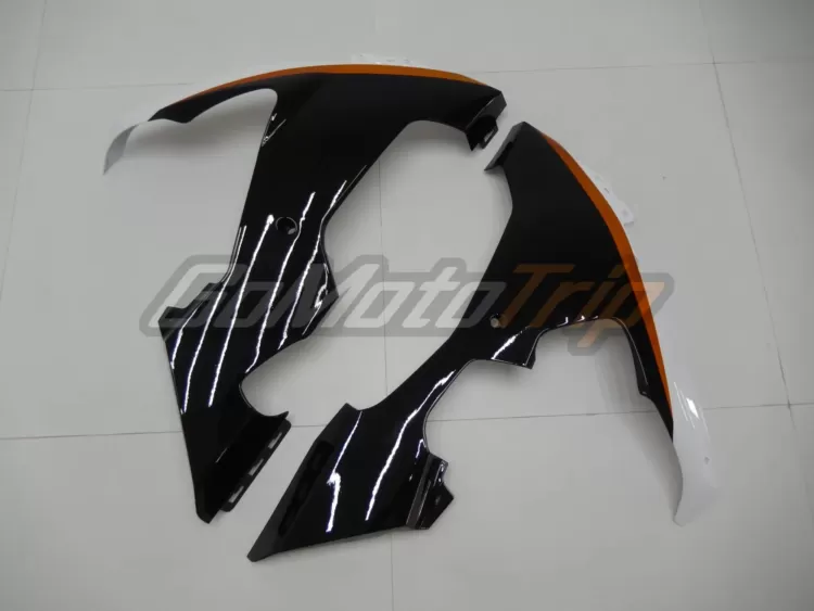 2004 2006 Yamaha Yzf R1 Black White Fairing 14