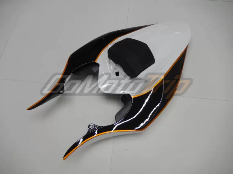 2004 2006 Yamaha Yzf R1 Black White Fairing 16