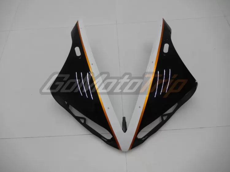 2004 2006 Yamaha Yzf R1 Black White Fairing 7