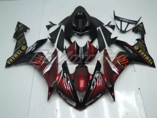 2004 2006 Yamaha Yzf R1 Red Black Fairing 1