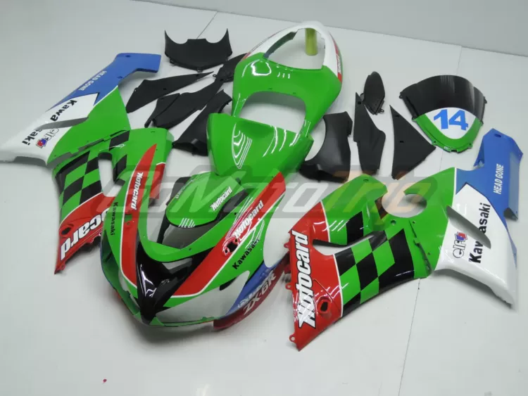 2005 2006 Kawasaki Ninja Zx 6r Motocard Fairing 2