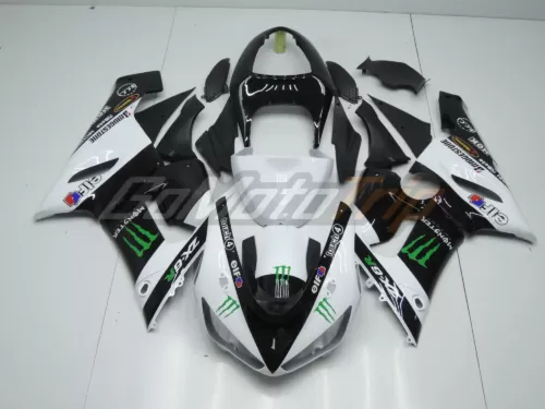 2005 2006 Kawasaki Ninja Zx 6r White Zx Rr 2009 Motogp Livery Fairing 1