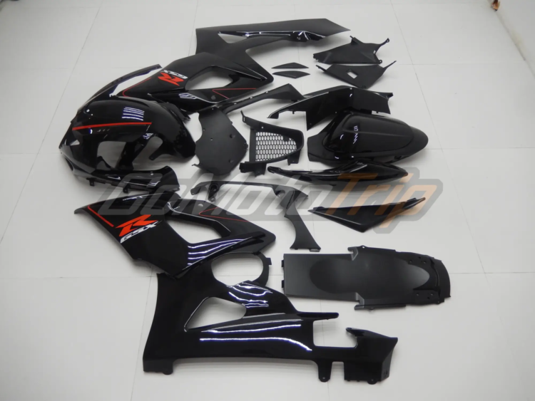 2005 2006 Suzuki Gsx R1000 Black Fairing3 4