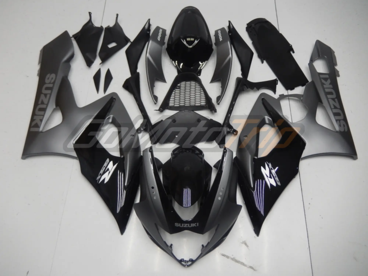 2005 2006 Suzuki Gsx R1000 Black Gray Fairing2 1