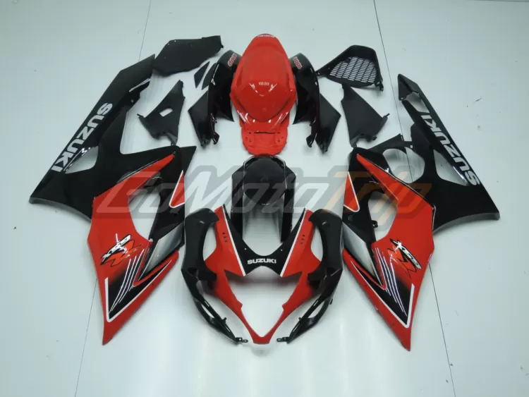 2005 2006 Suzuki Gsx R1000 Black Red Fairing2 1