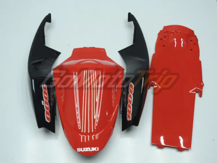 2005 2006 Suzuki Gsx R1000 Black Red Fairing2 14