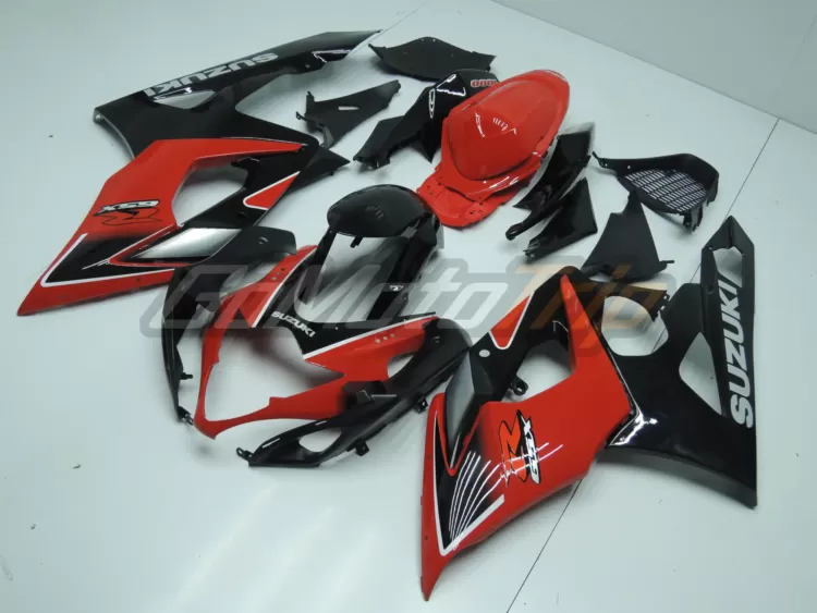 2005 2006 Suzuki Gsx R1000 Black Red Fairing2 2