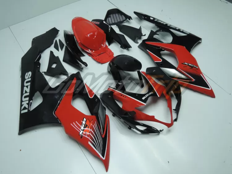 2005 2006 Suzuki Gsx R1000 Black Red Fairing2 3