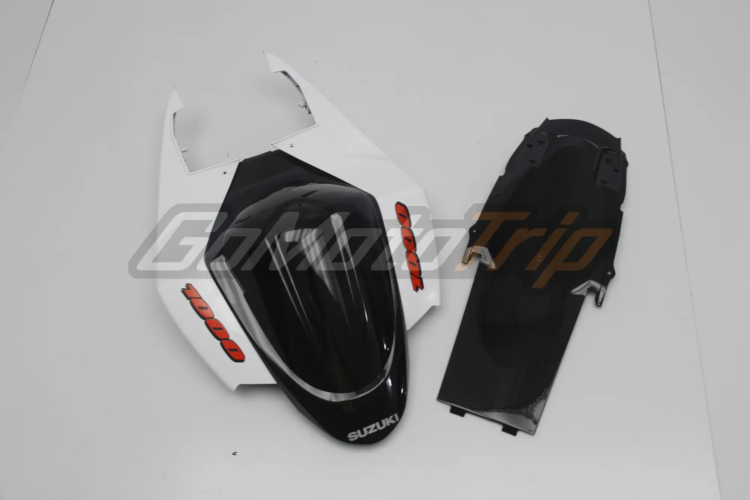 2005 2006 Suzuki Gsx R1000 Black White Fairing2 16