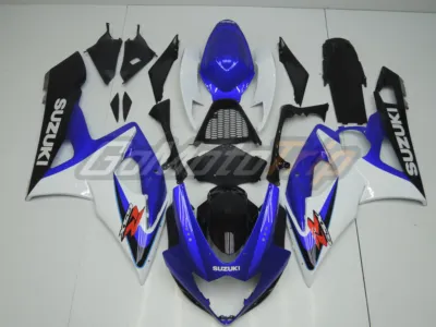 2005 2006 Suzuki Gsx R1000 Blue White Fairing2 1