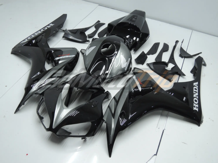 2006 2007 Honda Cbr1000rr Black Gray Fairing 2