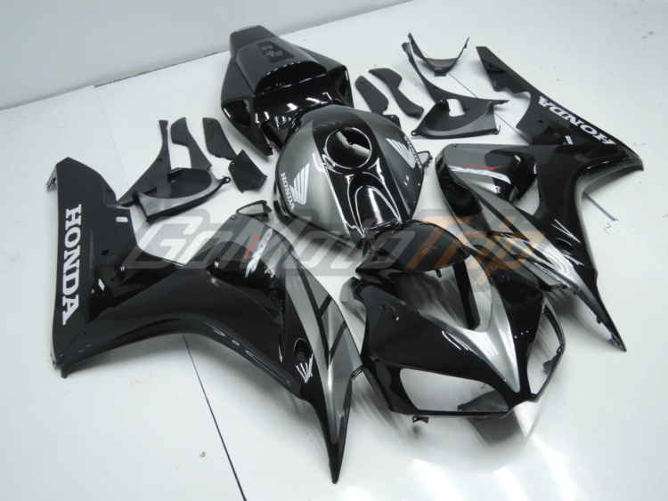 2006 2007 Honda Cbr1000rr Black Gray Fairing 3