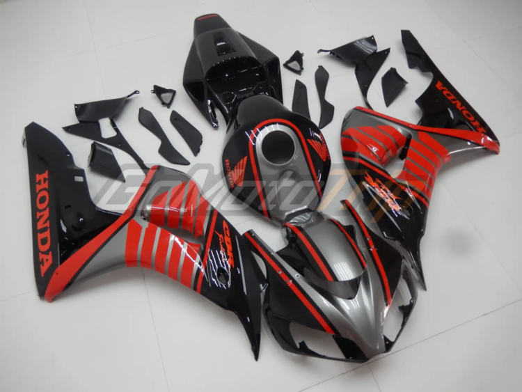 2006 2007 Honda Cbr1000rr Black Gray Hrc Fairing2 3