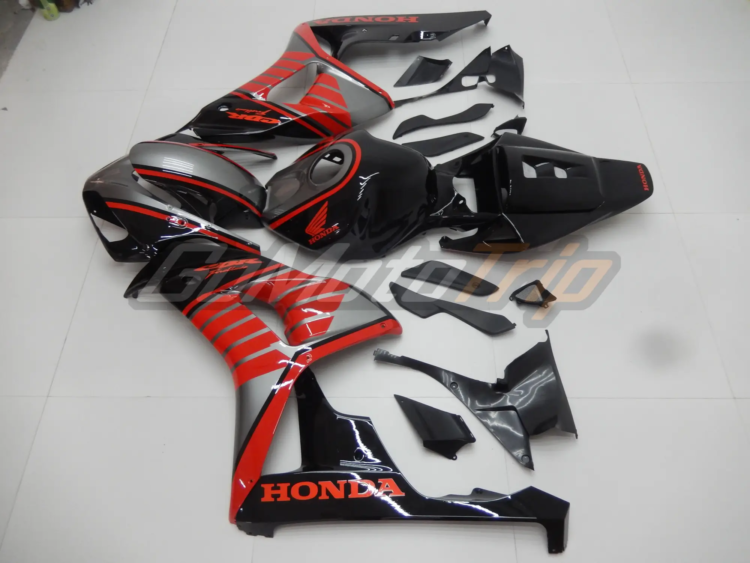 2006 2007 Honda Cbr1000rr Black Gray Hrc Fairing2 4