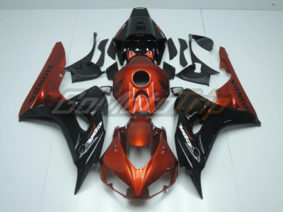 2006 2007 Honda Cbr1000rr Black Orange Fairing 1