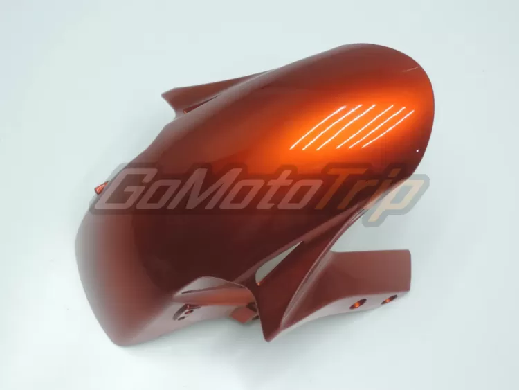 2006 2007 Honda Cbr1000rr Black Orange Fairing 5