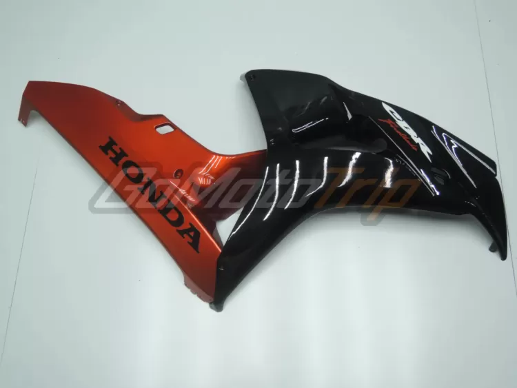 2006 2007 Honda Cbr1000rr Black Orange Fairing 8