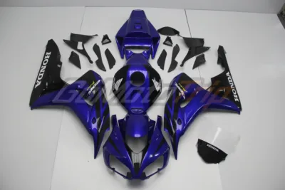 2006 2007 Honda Cbr1000rr Blue Black Fairing 1