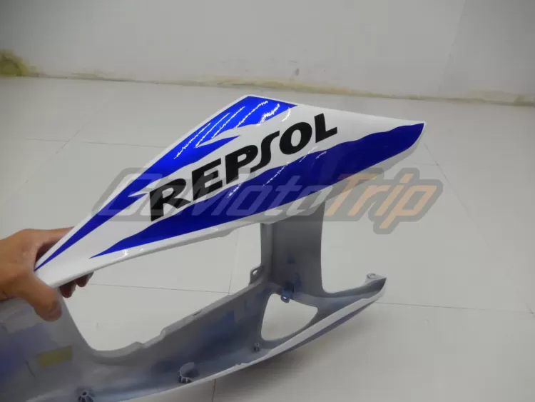 2006 2007 Honda Cbr1000rr Blue White Repsol Fairing 17