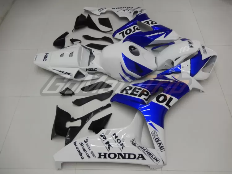 2006 2007 Honda Cbr1000rr Blue White Repsol Fairing 5