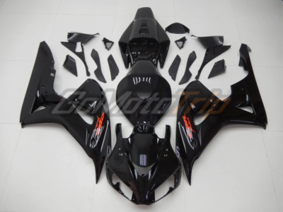 2006 2007 Honda Cbr1000rr Glossy Black Fairing2 1