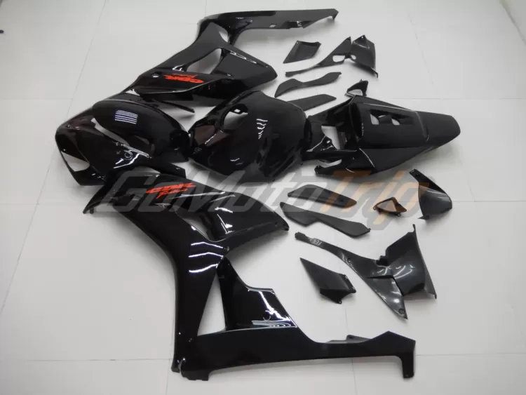 2006 2007 Honda Cbr1000rr Glossy Black Fairing2 4