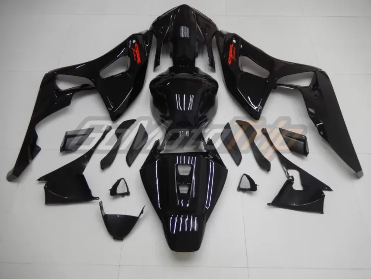 2006 2007 Honda Cbr1000rr Glossy Black Fairing2 6