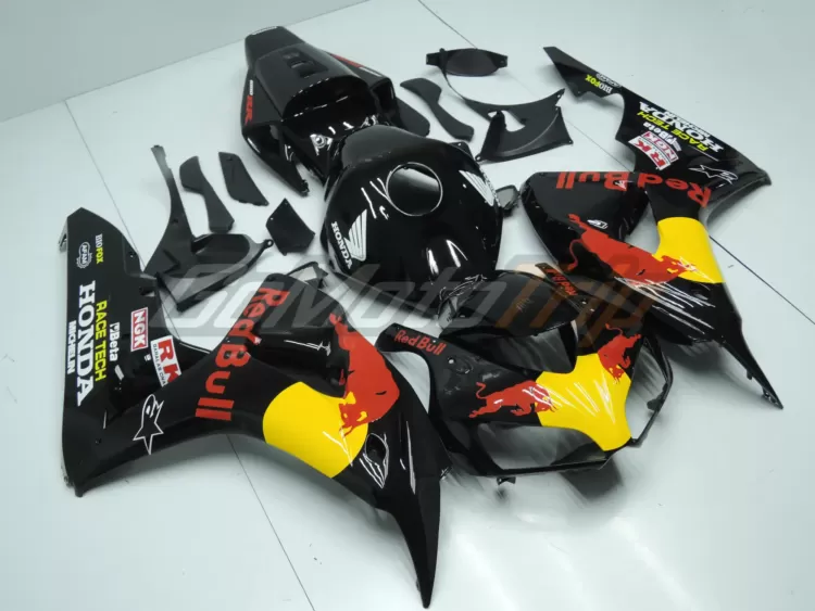 2006 2007 Honda Cbr1000rr Red Bull Fairing 3