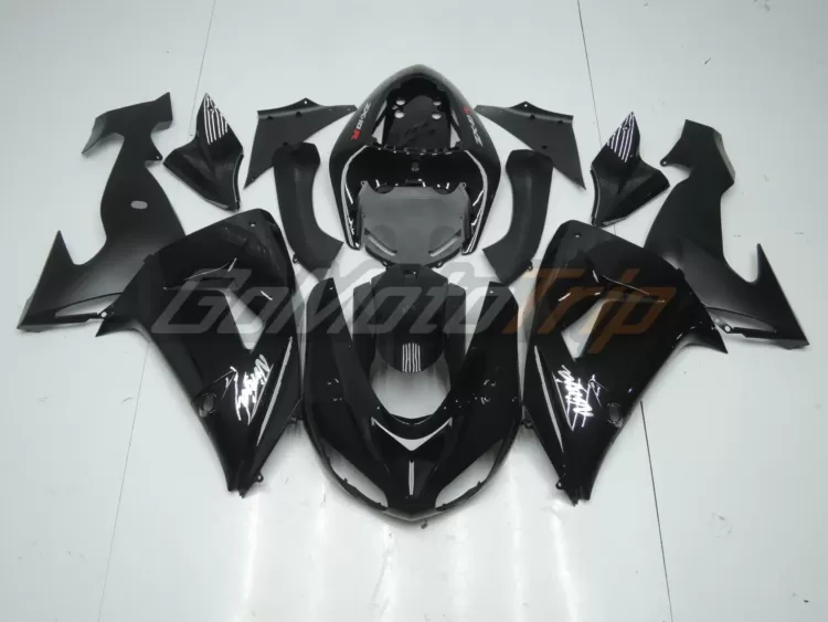 2006 2007 Kawasaki Ninja Zx 10r Black Fairing 1