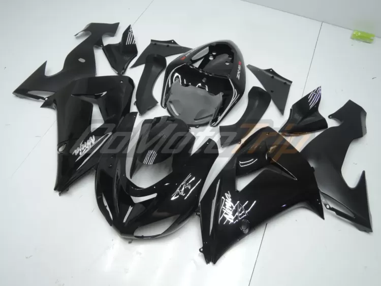 2006 2007 Kawasaki Ninja Zx 10r Black Fairing 2