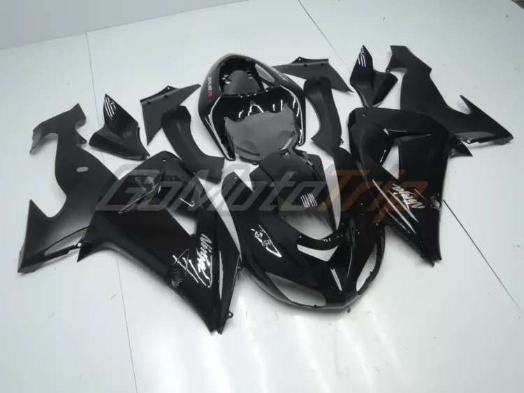 2006 2007 Kawasaki Ninja Zx 10r Black Fairing 3