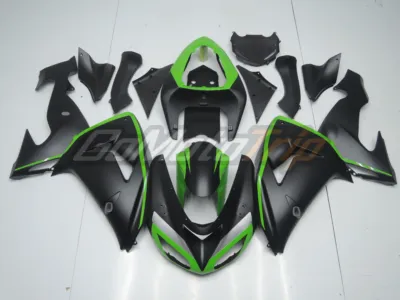 2006 2007 Kawasaki Ninja Zx 10r Black Fairing2 1